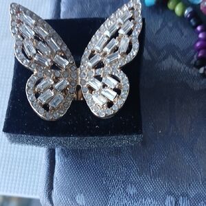 Elegant Gold Butterfly Earrings